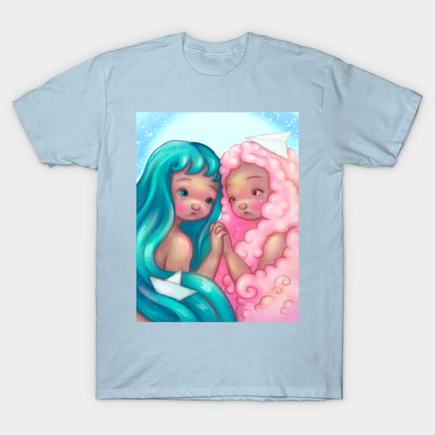 Sealia and Cloudy T-Shirt by selvagemqt